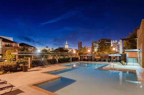 Swimming Pool With Sun Deck at Capitol Gateway in Atlanta, Georgia